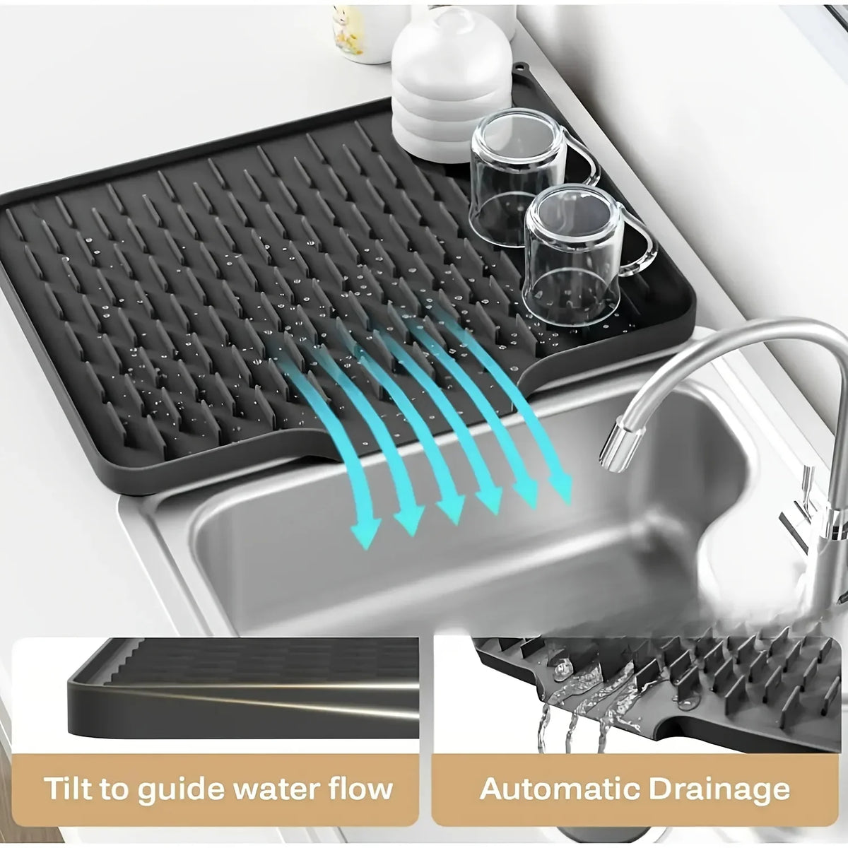 Smart Silicone Drain Mat