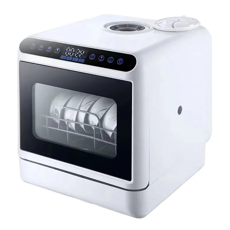 Smart Mini Dishwasher Countertop 6-8 Sets With Air Drying & Sterilization Function For Kitchen